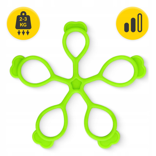 Резинка для фитнеса  4FIZJO 1-4 кг 3 шт Mix для пальцев и кисти - фото №3